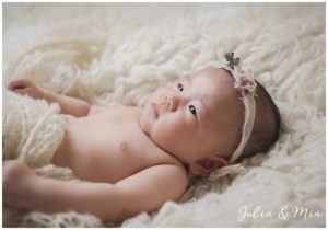chinese 100 day baby photo shoot