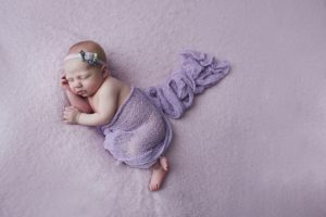 newborn baby photo headband pose wrap invy nell lilac