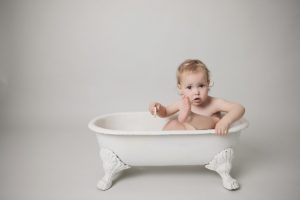 bath vintage toddler baby photography