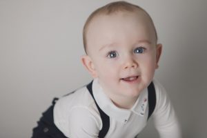 first birthday photography baby boy grey
