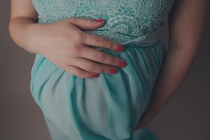 maternity pregnancy photography dress photoshoot floaty aqua grey bump