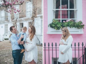 chelsea london maternity family photography pink pastels
