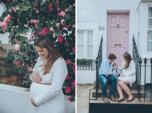 chelsea london maternity family photography pink pastels