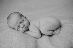 black and white newborn baby photos