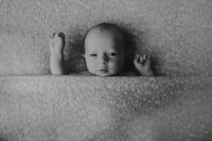 black and white newborn baby photos