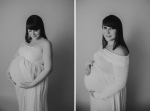 black white maternity pregnancy photography